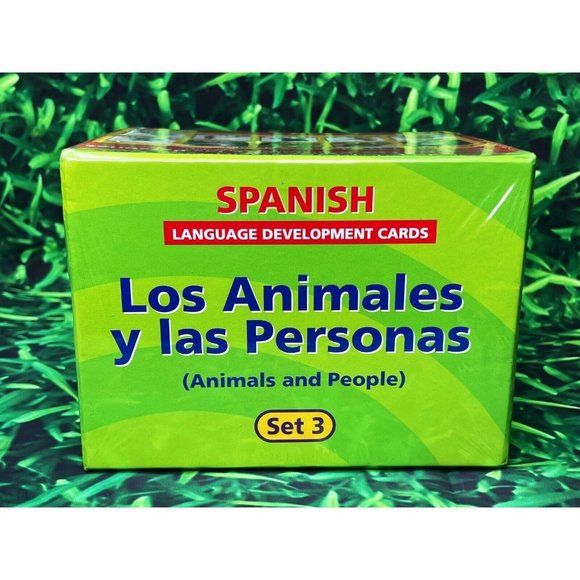GeoSafari Smart Talk Electronic Learning Game Spanish Development Cards Set 3 - Picture 5 of 5